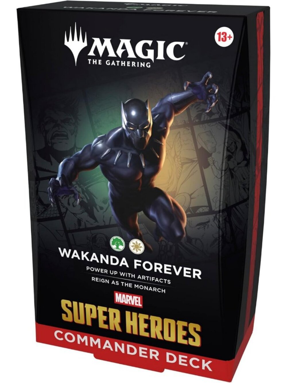 Marvel Super Heroes Commander Deck - Wakanda Forever | 100-Card Set